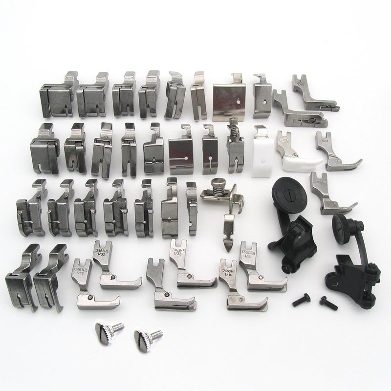 CKPSMS brand-40PCS Presser feet Compatible with/Replacement for JUKI Brand DDL-5550,DDL-8500,DDL-9000,TL98E,TL-98Q,TL-2010Q Singer Brand 20U,31-15,195K,196K Single Needle High Shank Sewing Machine - Image 2